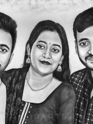 Family Realistic portrait