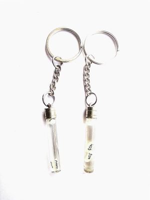 Name on rice keychain