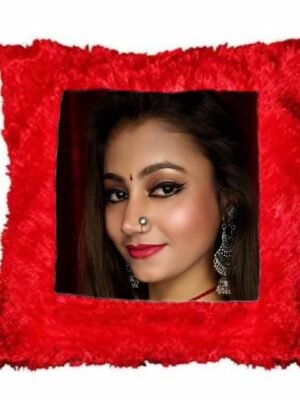 Personalized Square fur cushion