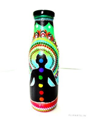 Mandala art bottle